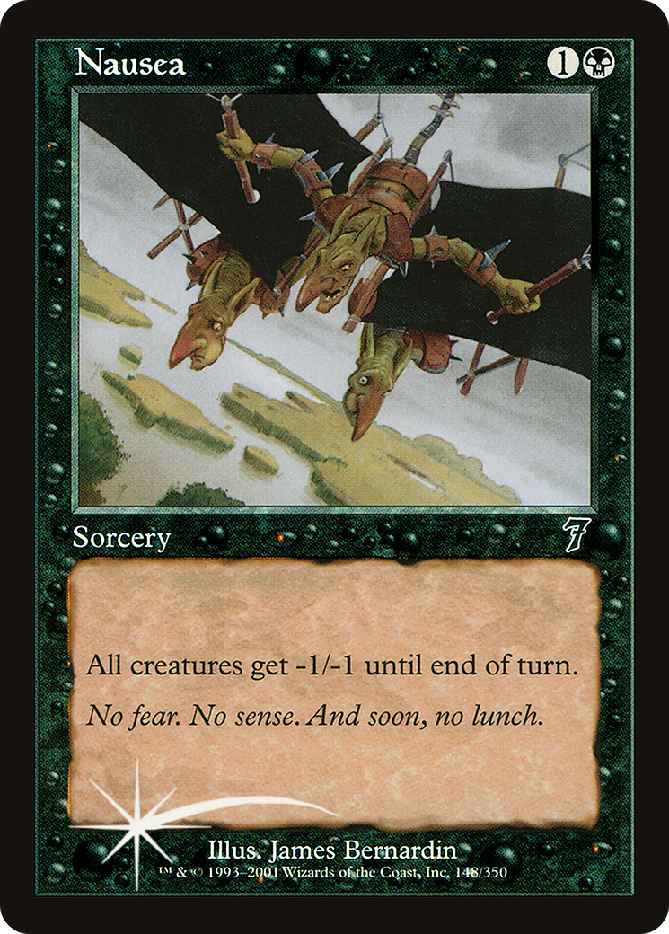 Nausea (7ED-148★) - 7th Edition Foil