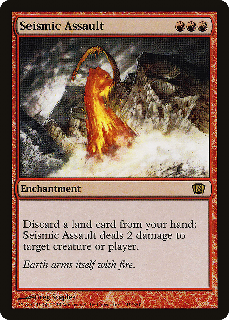 Seismic Assault (8ED-219) - 8th Edition