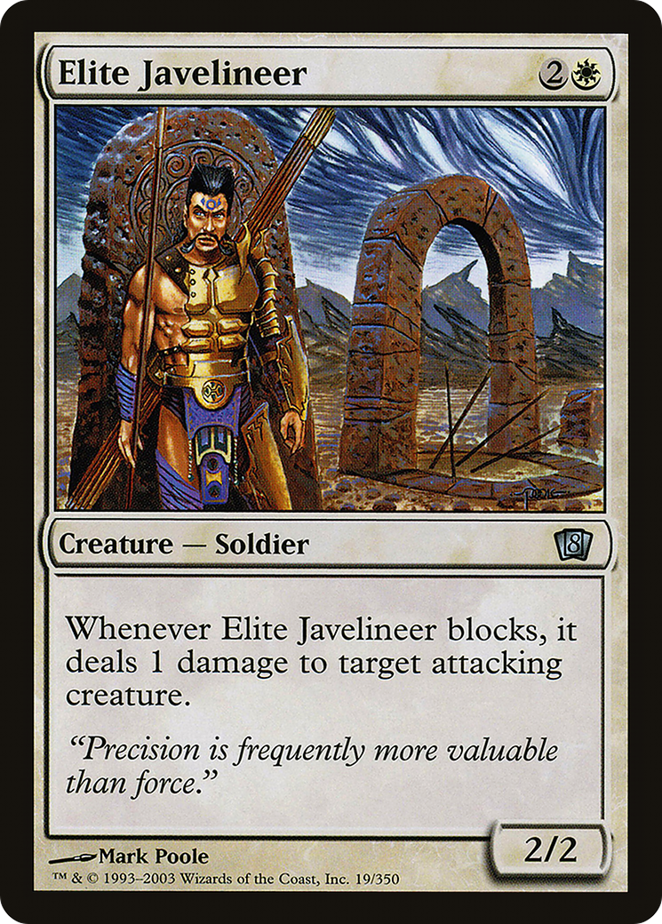 Elite Javelineer (8ED-019) - 8th Edition Foil