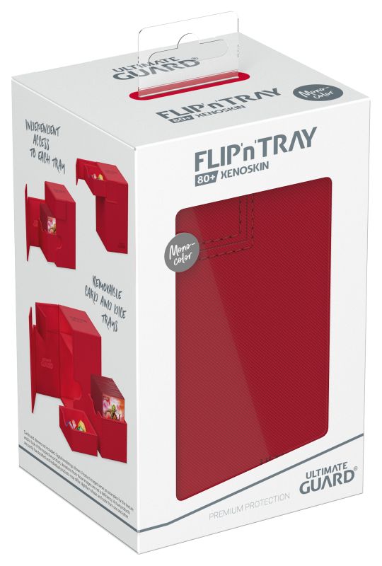 Ultimate Guard Flip 'n' Tray Xenoskin Monocolor Deck Case 80+