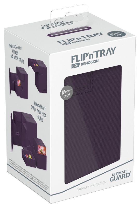 Ultimate Guard Flip 'n' Tray Xenoskin Monocolor Deck Case 80+