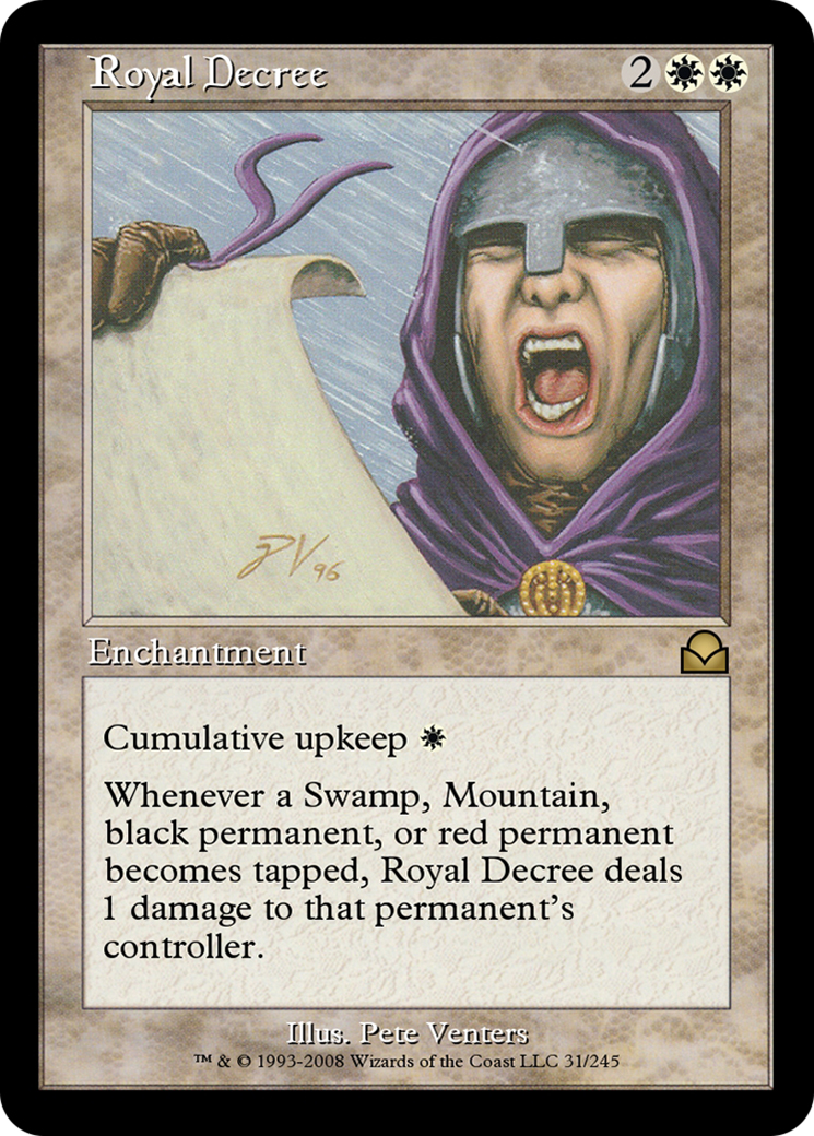 Royal Decree (ME2-031) - Masters Edition II Foil