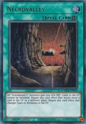 Necrovalley [MAMA-EN109] Ultra Pharaoh's Rare – TCG Collector NZ