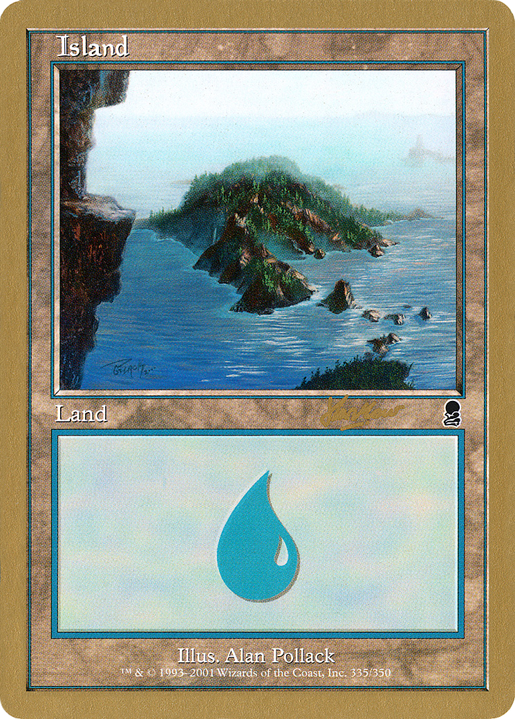 Island (335) - 2002 Sim Han How (ODY) (WCD-) - World Championship Decks 2002