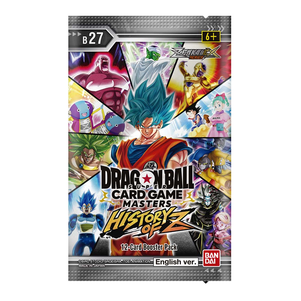Dragon Ball Super Masters: History of Z Booster Pack (B27) *Sealed*