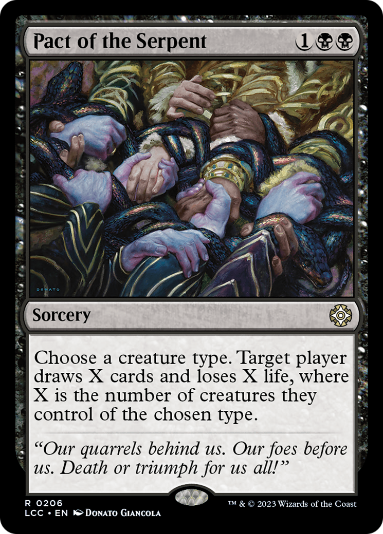 Pact of the Serpent [The Lost Caverns of Ixalan Commander] – TCG Collector  NZ