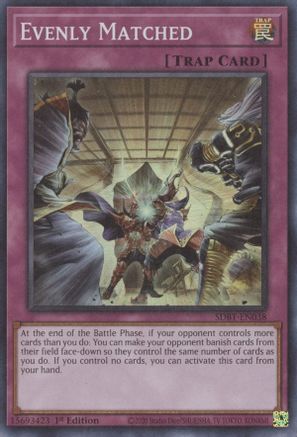 yugioh cards that end battle phase Evenly Matched [SDBT-EN038] Super Rare – TCG Collector NZ