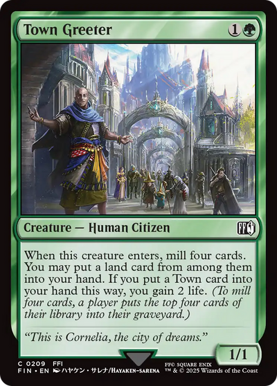 Town Greeter (FIN-209) - FINAL FANTASY Foil