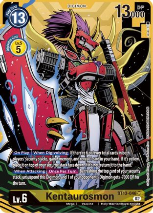Kentaurosmon [BT13-046] (Alternate Art) [Versus Royal Knights Booster] – TCG  Collector NZ