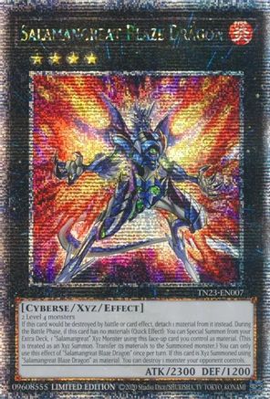 cyberse xyz monsters Salamangreat Blaze Dragon [TN23-EN007] Quarter Century Secret Rare – TCG  Collector NZ