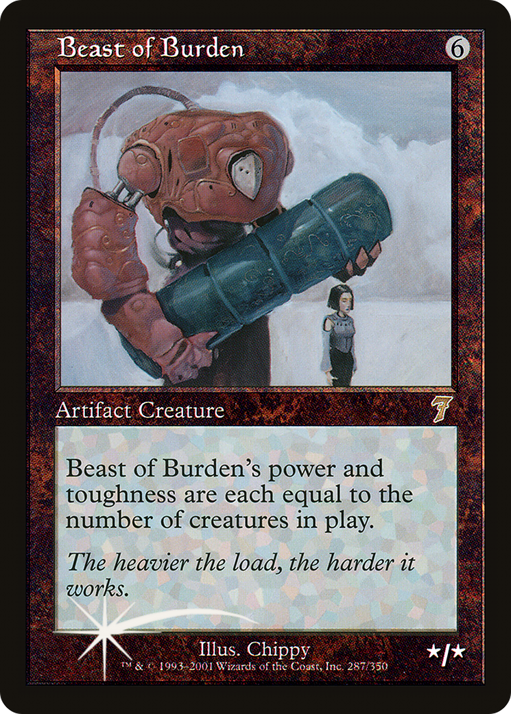 Beast of Burden (7ED-287★) - 7th Edition Foil