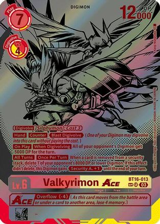 Valkyrimon Ace [BT16-013] (Textured) [Beginning Observer] – TCG Collector NZ