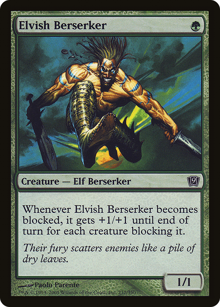 Elvish Berserker (9ED-237) - 9th Edition