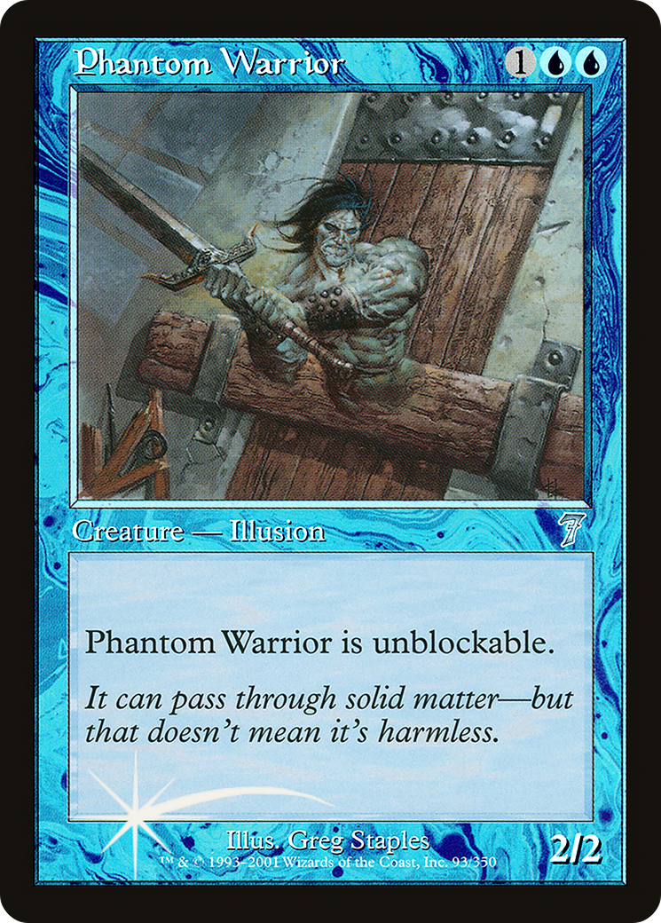 Phantom Warrior (7ED-93★) - 7th Edition