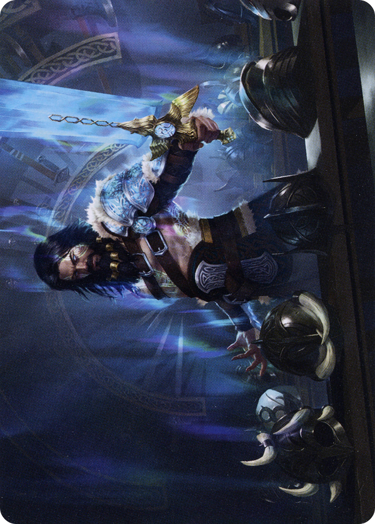 Halvar, God of Battle // Halvar, God of Battle (ASKHM-002) - Art Series: Kaldheim (Borderless) Foil