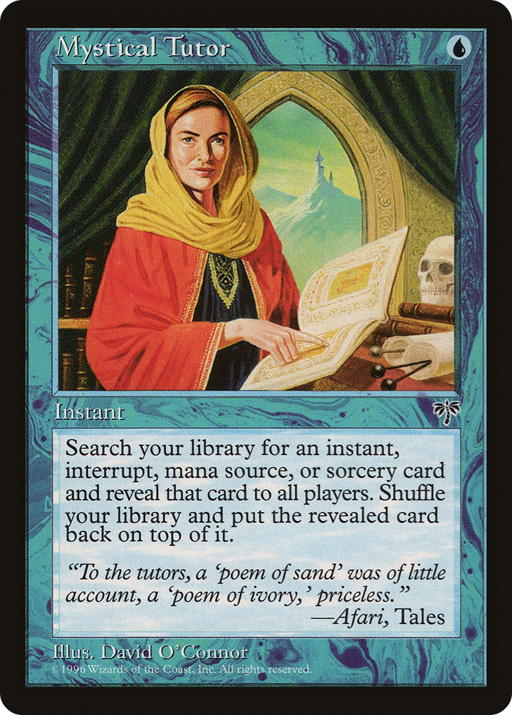 Mystical Tutor (MIR-) - Mirage