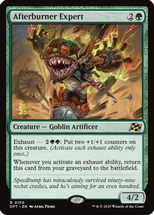 Afterburner Expert (PRE-150) - Prerelease Cards Foil