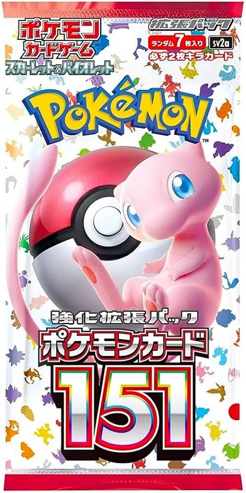 Japanese Pokemon TCG: Scarlet & Violet: 151 Booster Pack *Sealed* – TCG Collector NZ