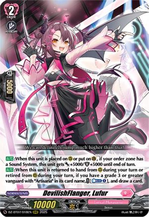 DevilishFlanger, Lufur Triple Rare (DZ-BT07/018EN)