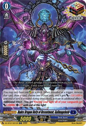 Hades Dragon Deity of Resentment, Gallmageheld Over RR  (DZ-BT07/021EN)
