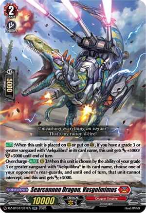 Searcannon Dragon, Vasgolmimus Double Rare (DZ-BT07/031EN)