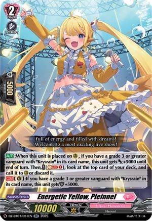 Energetic Yellow, Pleinnel Double Rare (DZ-BT07/051EN)