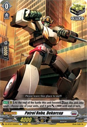 Patrol Robo, Dekarcop R+ (DZ-BT07/059EN)