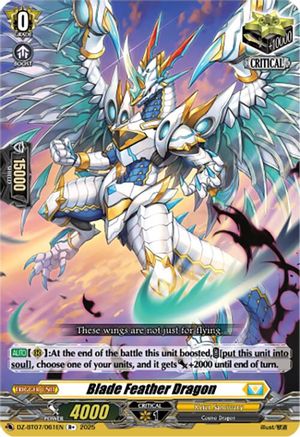 Blade Feather Dragon R+ (DZ-BT07/061EN)