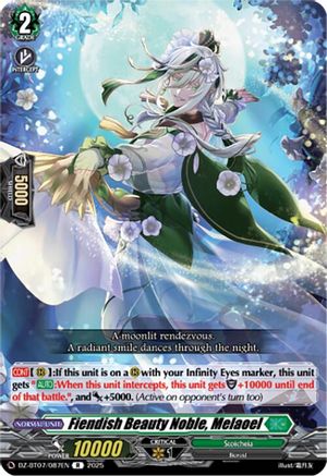 Fiendish Beauty Noble, Melaoel Rare (DZ-BT07/087EN)