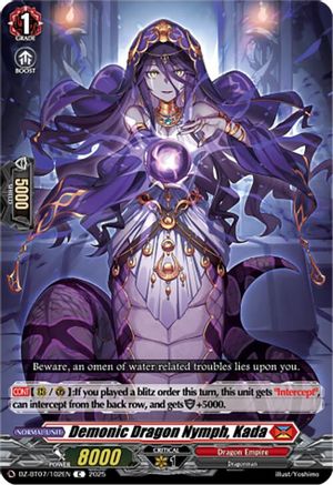 Demonic Dragon Nymph, Kada Common (DZ-BT07/102EN)
