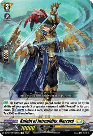 Knight of Intrepidity, Marzord Common  (DZ-BT07/125EN)