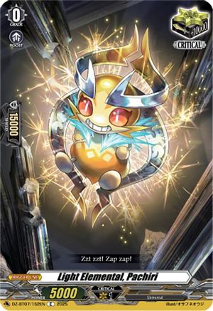 Light Elemental, Pachiri Common (DZ-BT07/152EN)
