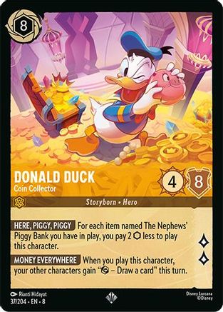 Donald Duck - Coin Collector (37/204) Reign of Jafar (Non-Foil)