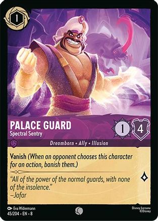 Palace Guard - Spectral Sentry (45/204) Reign of Jafar (Cold Foil)