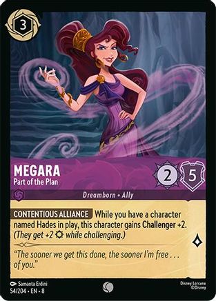 Megara - Part of the Plan (54/204) Reign of Jafar (Non-Foil)
