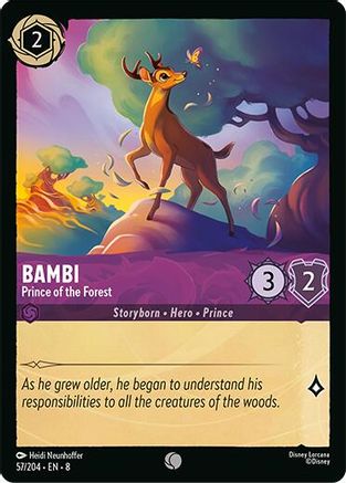 Bambi - Prince of the Forest (57/204) Reign of Jafar (Cold Foil)