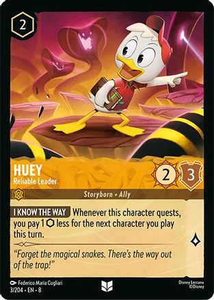 Huey - Reliable Leader (3/204) Reign of Jafar (Non-Foil)