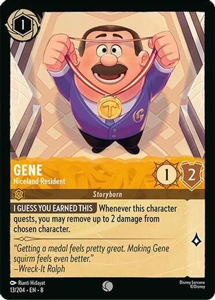 Gene - Niceland Resident (13/204) Reign of Jafar (Cold Foil)