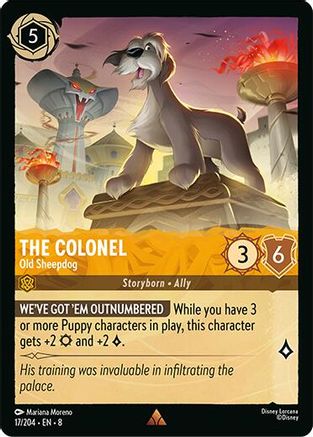 The Colonel - Old Sheepdog (17/204) Reign of Jafar (Cold Foil)