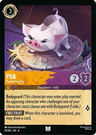 Pua - Protective Pig (19/204) Reign of Jafar (Non-Foil)