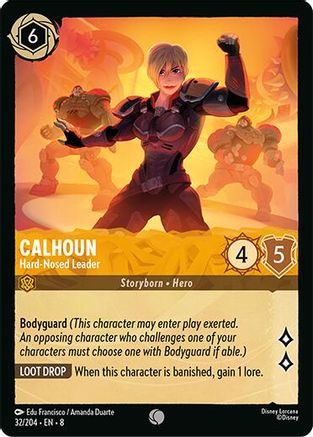 Calhoun - Hard-Nosed Leader (32/204) Reign of Jafar (Non-Foil)