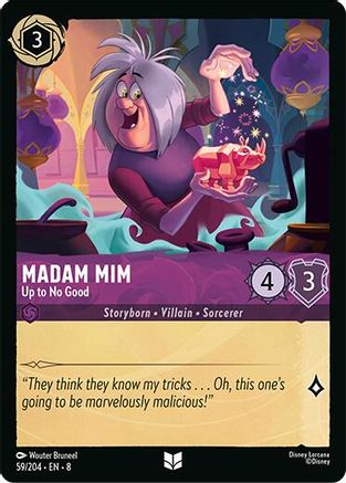 Madam Mim - Up to No Good (59/204) Reign of Jafar (Non-Foil)