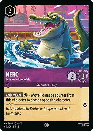 Nero - Fearsome Crocodile (65/204) Reign of Jafar (Non-Foil)