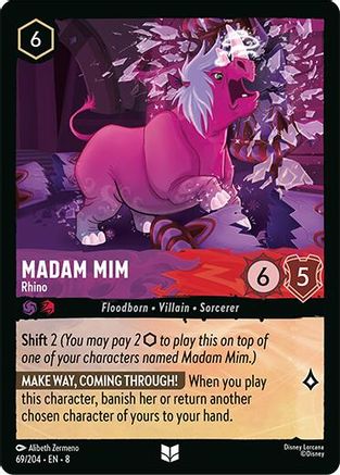 Madam Mim - Rhino (69/204) Reign of Jafar (Cold Foil)