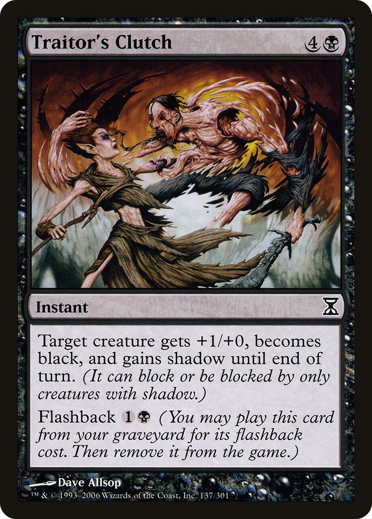 Traitor's Clutch (TSP-137) - Time Spiral Foil