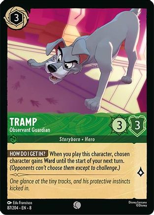 Tramp -Observant Guardian (87/204) Reign of Jafar (Non-Foil)