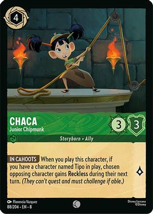 Chaca - Junior Chipmunk (88/204) Reign of Jafar (Cold Foil)