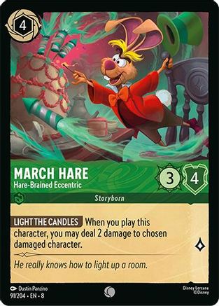 March Hare - Hare-Brained Eccentric (91/204) Reign of Jafar (Cold Foil)