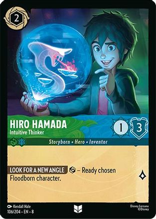 Hiro Hamada - Intuitive Thinker (106/204) Reign of Jafar (Non-Foil)