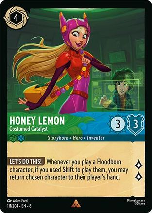 Honey Lemon - Costumed Catalyst (111/204) Reign of Jafar (Non-Foil)